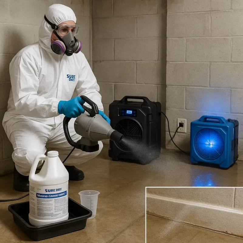 Sanitization and Odor Removal process in Stamford, TX